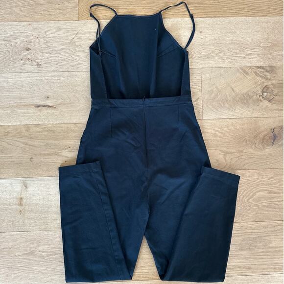 Reformation - Fitted Open Back Sleeveless Jumpsuit in Black - Picture 5 of 5